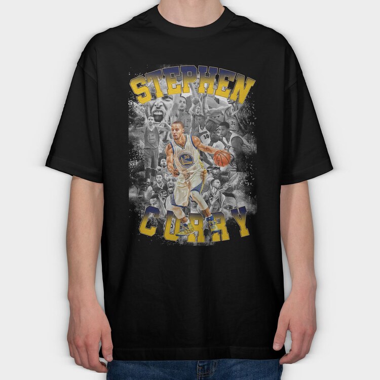 Stephen Curry Nba, Tricou Oversize Barbati (Unisex)