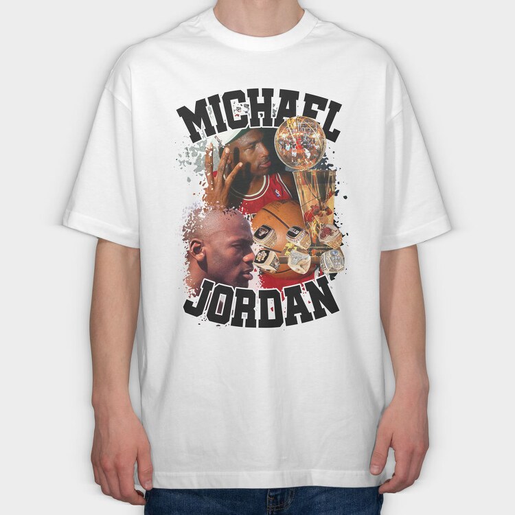 Vintage Jordan, Tricou Oversize Barbati (Unisex)