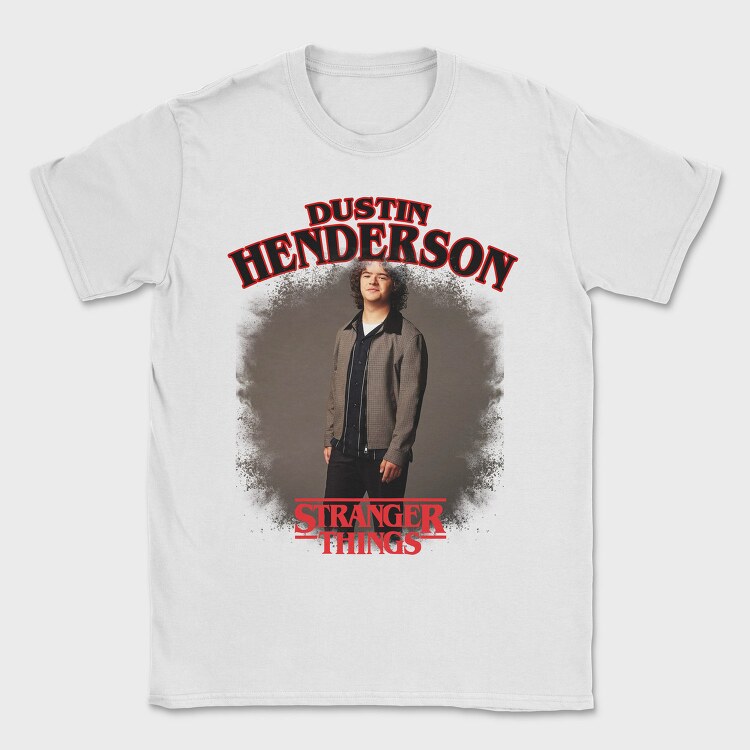 Dustin Halftone Stranger, Tricou Barbati (Unisex)