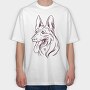 Belgian Shepherd, Tricou Oversize Barbati (Unisex)