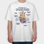 Bee Anatomy, Tricou Oversize Barbati (Unisex)