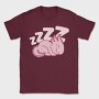 Cute Axolotl Sleeping, Tricou Barbati (Unisex)