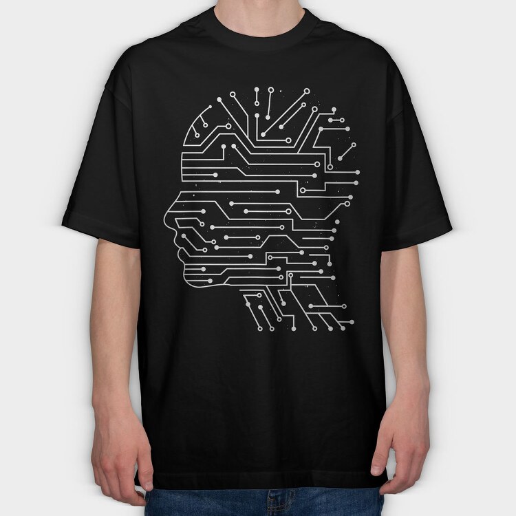 Ai, Tricou Oversize Barbati (Unisex)