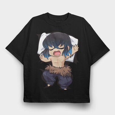 Demon Slayer Pillow 7, Tricou Oversize Barbati (Unisex)