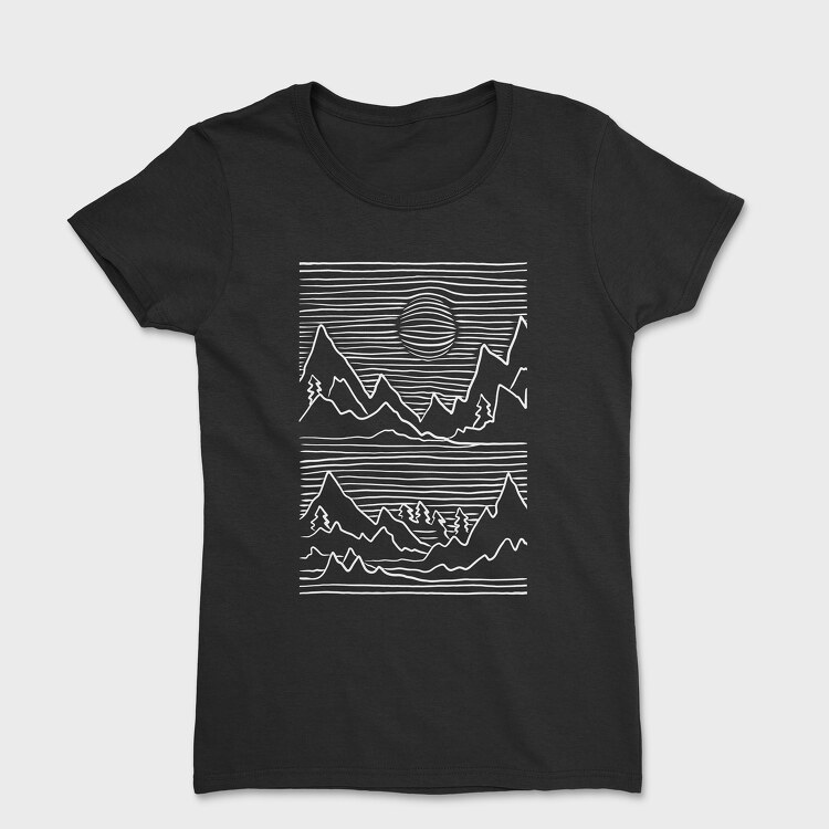 Mountains 3d, Tricou Femei