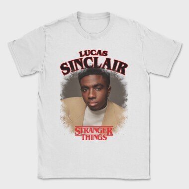 Lucas Sinclair Stranger Things, Tricou Barbati (Unisex)