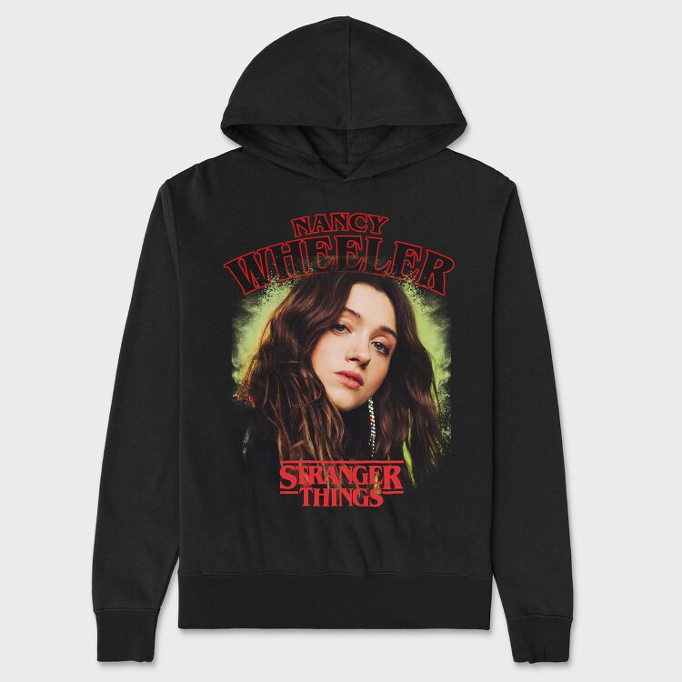 Nancy Wheeler Stranger Things, Hanorac Oversize Barbati (Unisex)