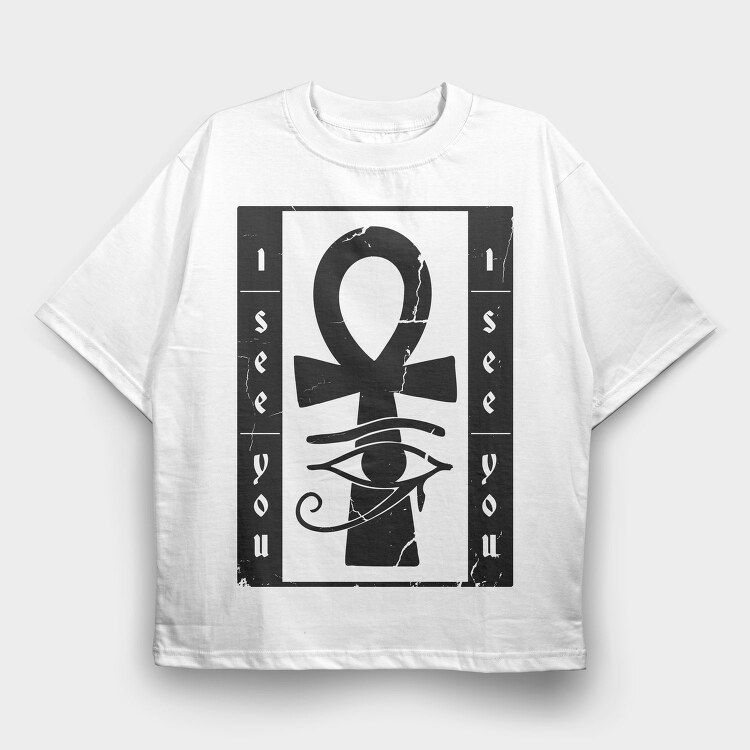 I See You, Tricou Oversize Barbati (Unisex)