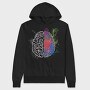 Brain Leftand Right, Hanorac Oversize Barbati (Unisex)