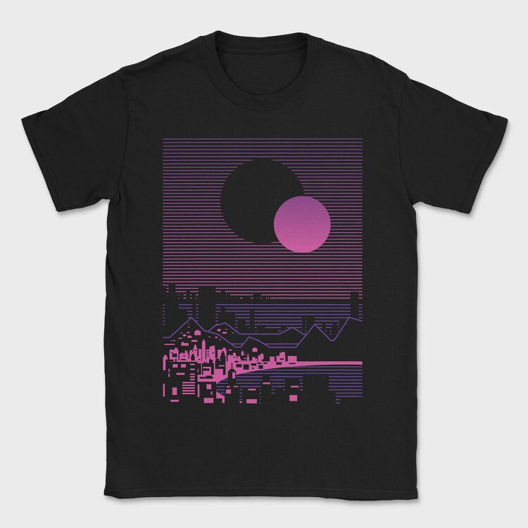 Abstract Retro, Tricou Barbati (Unisex)