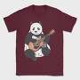 Guitar Panda, Tricou Barbati (Unisex)