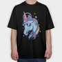 Shiny Unicorn, Tricou Oversize Barbati (Unisex)