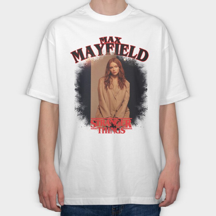 Max Mayfield Stranger Things, Tricou Oversize Barbati (Unisex)
