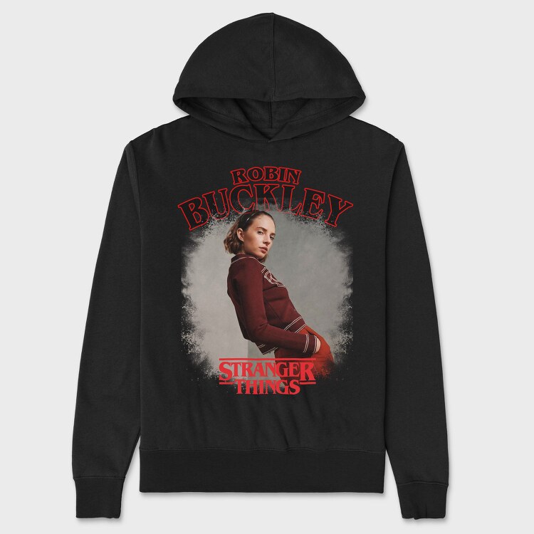 Robin Buckley Stranger Things, Hanorac Oversize Barbati (Unisex)