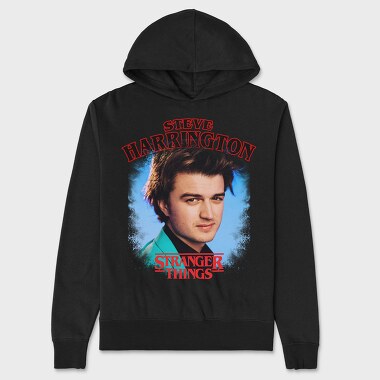 Steve Harrington Stranger Things, Hanorac Oversize Barbati (Unisex)