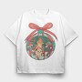 Cute Christmas Cats, Tricou Oversize Barbati (Unisex)