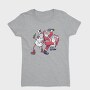 Snowmen Santa Drunk, Tricou Femei