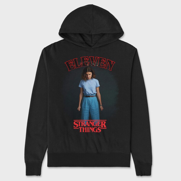 Stranger Things 11, Hanorac Oversize Barbati (Unisex)