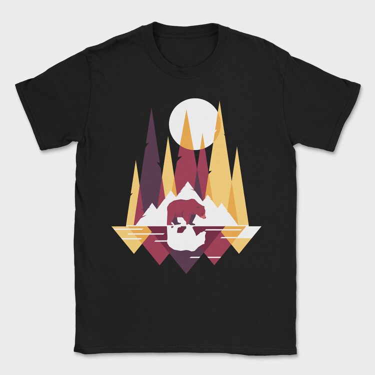 Tricou Barbati (Unisex) Imprimat digital direct in tesatura, bumbac premium 100%.