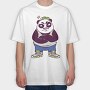 Mad Panda Boy, Tricou Oversize Barbati (Unisex)