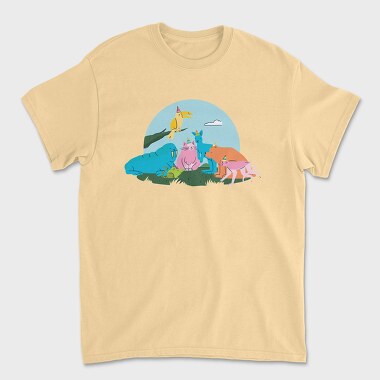 Animals Party, Tricou Barbati (Unisex)