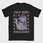 Cute Dog Christmas Ugly Sweater Winter, Tricou Barbati (Unisex)
