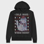 Cute Dog Christmas Ugly Sweater Winter, Hanorac Oversize Barbati (Unisex)