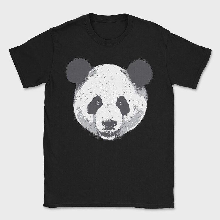 Panda Head, Tricou Barbati (Unisex)