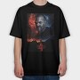 Stranger Things Alien, Tricou Oversize Barbati (Unisex)