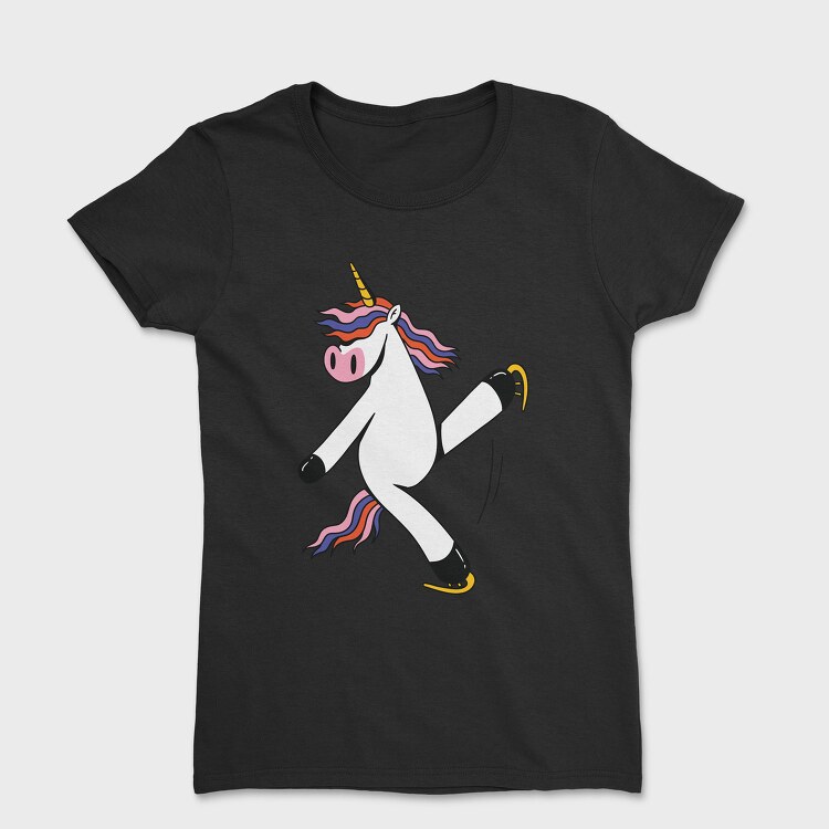 Unicorn Ice Skating, Tricou Femei