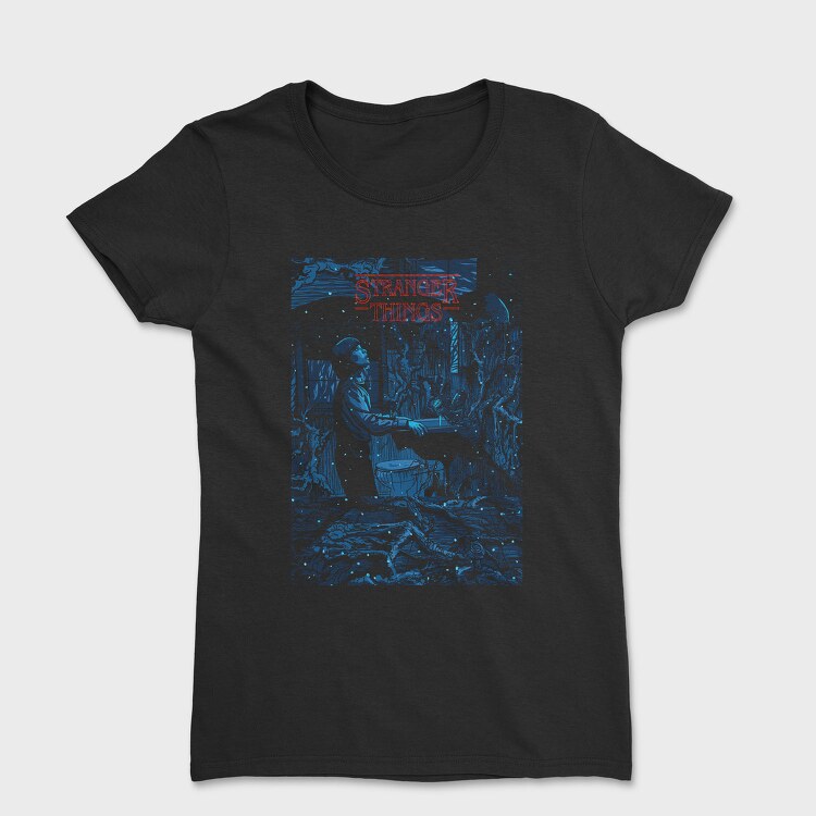 Stranger Things Dog Milk, Tricou Femei