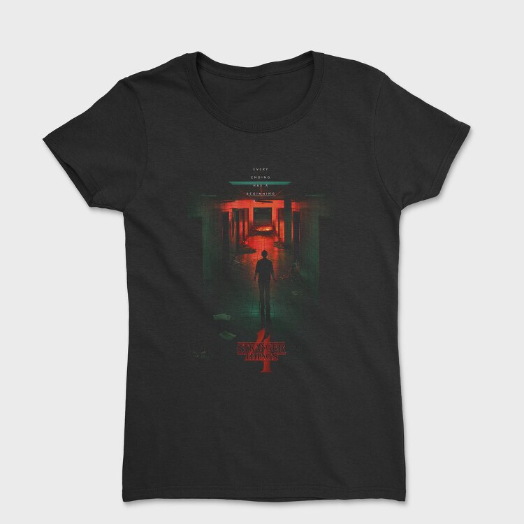 Stranger Things Ending, Tricou Femei