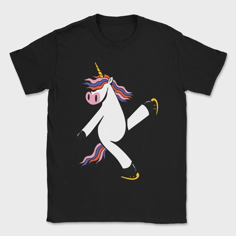 Unicorn Ice Skating, Tricou Barbati (Unisex)