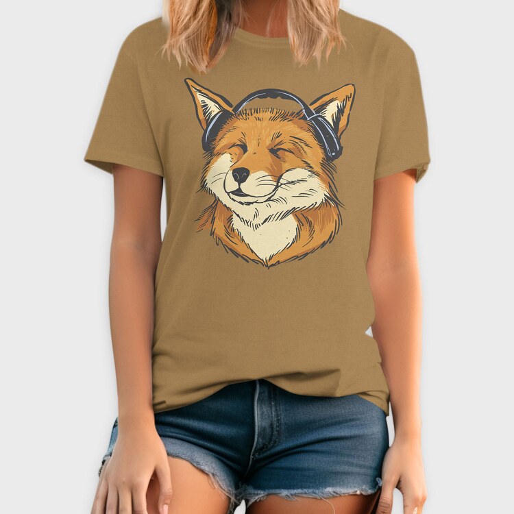 Fox Music Airphones, Tricou Barbati (Unisex)
