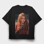Stranger Things Girl 2, Tricou Oversize Barbati (Unisex)