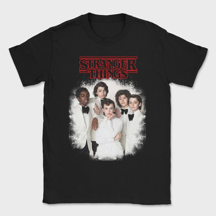 Stranger Things Group Vintage, Tricou Barbati (Unisex)