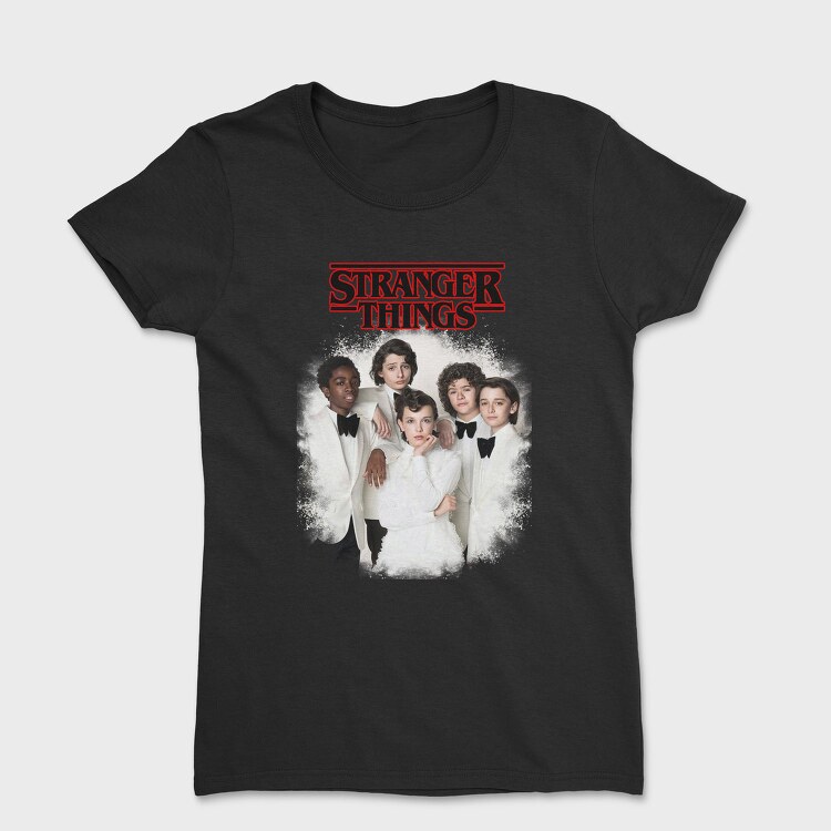 Stranger Things Group Vintage, Tricou Femei