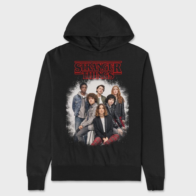Stranger Things Group, Hanorac Oversize Barbati (Unisex)