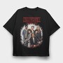 Stranger Things Group, Tricou Oversize Barbati (Unisex)