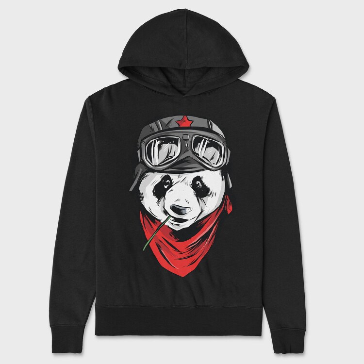 Googles Panda, Hanorac Oversize Barbati (Unisex)