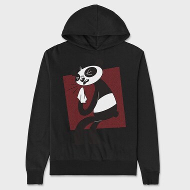 Allergic Panda, Hanorac Oversize Barbati (Unisex)