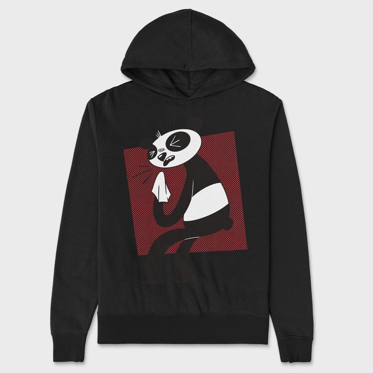 Allergic Panda, Hanorac Oversize Barbati (Unisex)