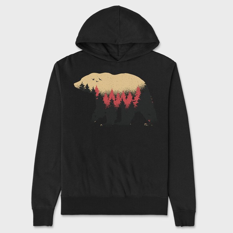 Bear Mountain, Hanorac Oversize Barbati (Unisex)