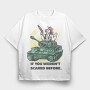 Unicorn Tank, Tricou Oversize Barbati (Unisex)