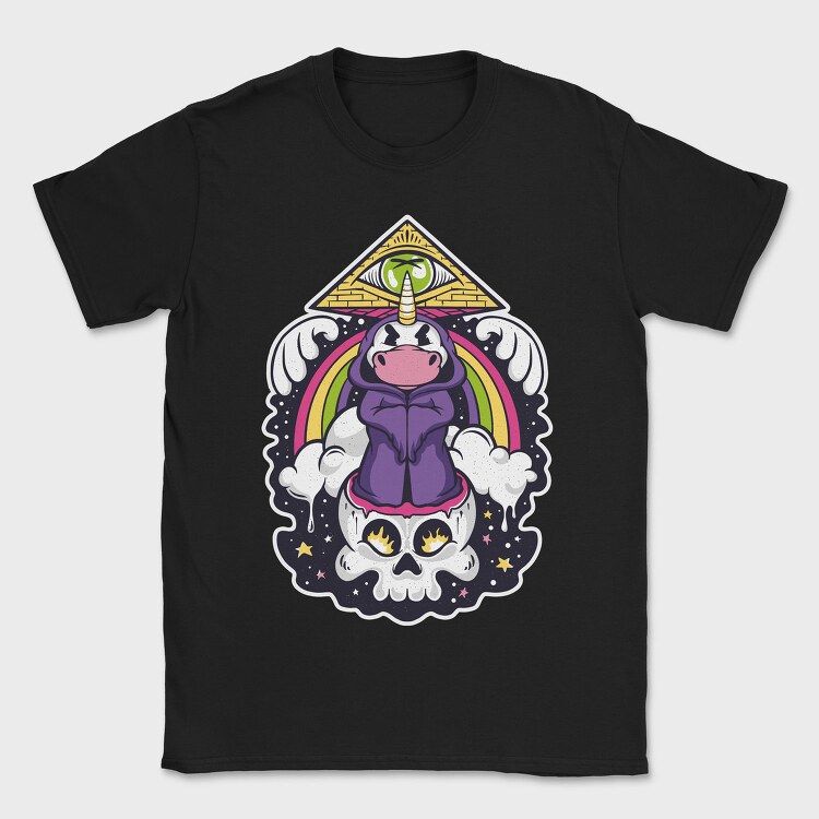 Unicorn Illuminatti, Tricou Barbati (Unisex)