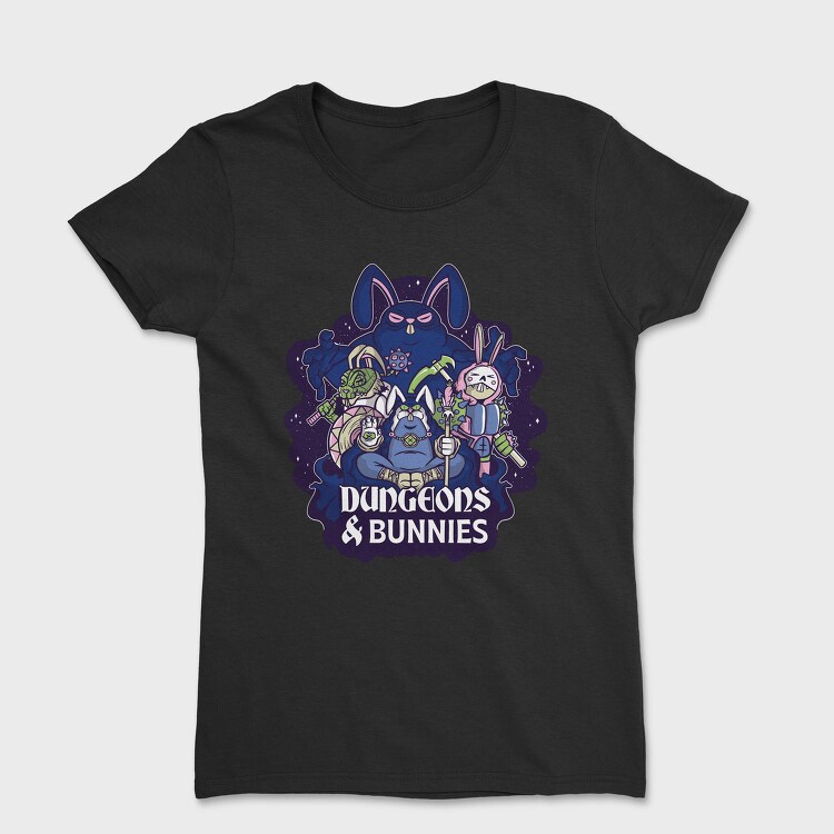 Dungeons And Rabbits, Tricou Femei
