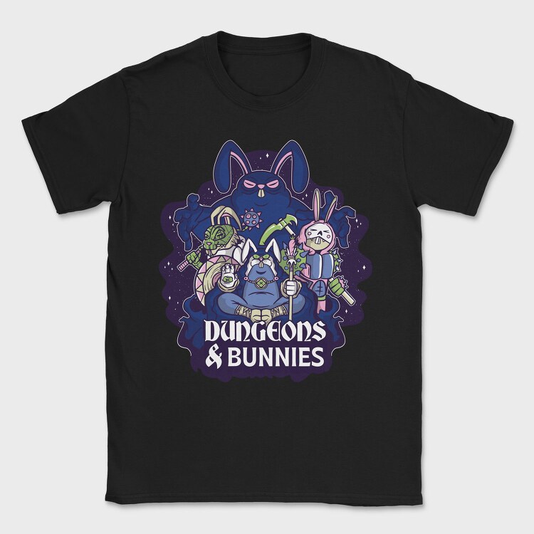 Dungeons And Rabbits, Tricou Barbati (Unisex)