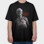 Stranger Things Half Tone, Tricou Oversize Barbati (Unisex)