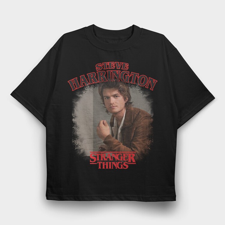 Stranger Things Harington, Tricou Oversize Barbati (Unisex)