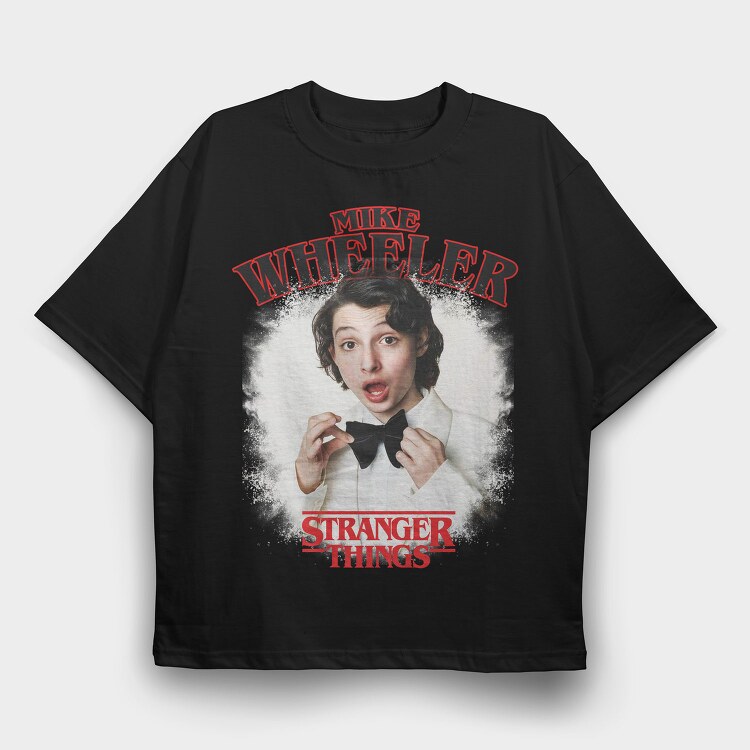 Stranger Things Mike Wheeler, Tricou Oversize Barbati (Unisex)